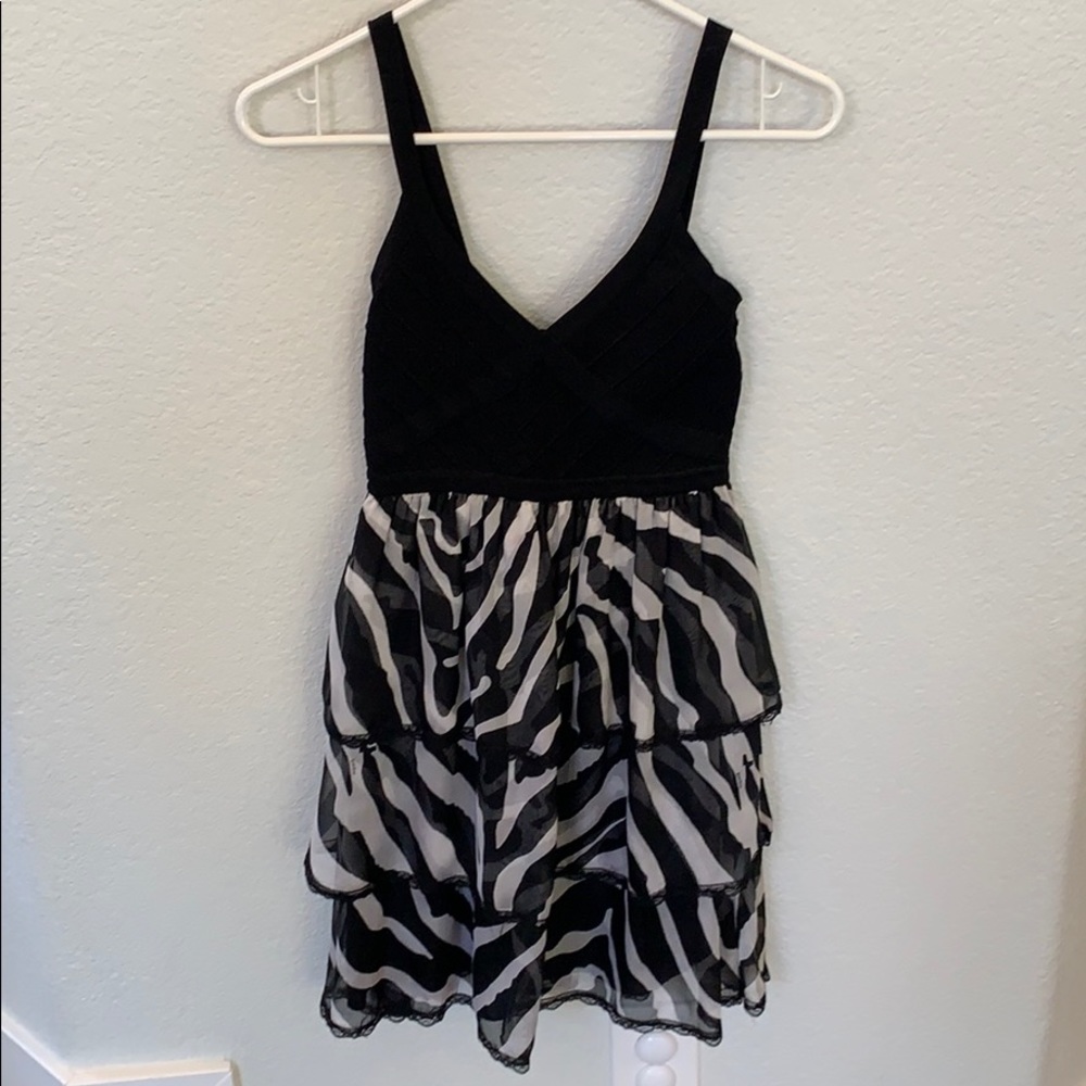 Like new Bebe Zebra Dress!